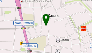 【予約制】akippa 大森東3丁目8-3▽アキッパ駐車場の地図画像