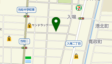 【予約制】akippa 平置きアスファルト入場2丁目パーキングの地図画像