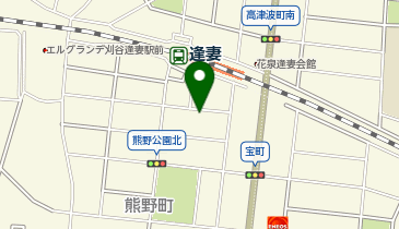 【予約制】akippa 逢妻駅前平面駐車場の地図画像