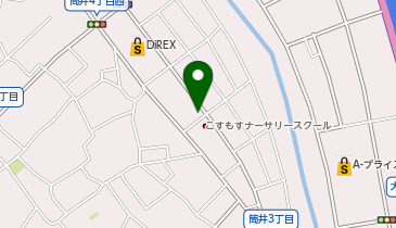【予約制】akippa 【日・祝限定!】筒井4丁目駐車場の地図画像