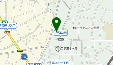 【予約制】akippa 五本木1丁目19-9◎アキッパ駐車場の地図画像