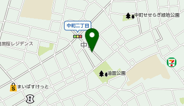 【予約制】akippa 中町2丁目17-3◎アキッパ駐車場の地図画像