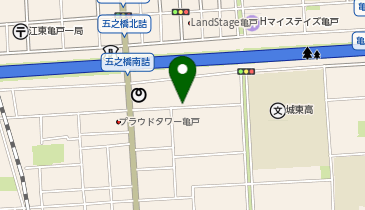 【予約制】akippa NTTル・パルク城東ビル駐車場【バイク専用】の地図画像