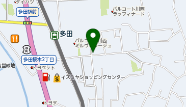 【予約制】akippa 東多田3丁目駐車場の地図画像