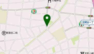 【予約制】akippa 大森中3丁目20-15▽アキッパ駐車場の地図画像