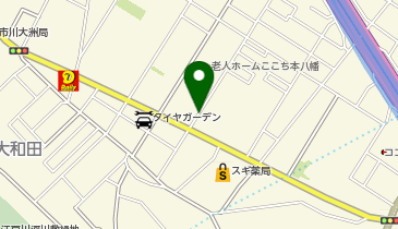 【予約制】akippa 大和田3丁目23-16 アキッパ駐車場【月火水木金:18:00-23:59】の地図画像