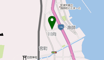 【予約制】akippa 漁師1580番地 アキッパ駐車場の地図画像