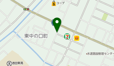 【予約制】akippa 三日月軒 東中の口店向い駐車場の地図画像