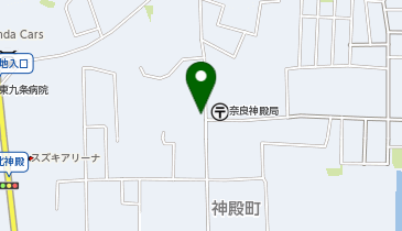 【予約制】akippa 奈良市北神殿駐車場・浦野(北神殿バス停迄徒歩7分)の地図画像