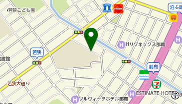 【予約制】akippa 松山2丁目駐車場(那覇中学校前)の地図画像