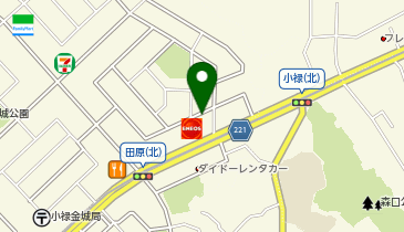 【予約制】akippa 田原1-9-2駐車場【月-土】0:00-8:00の地図画像