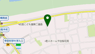 【予約制】akippa 《北千住駅から徒歩23分》浦野荘屋根付き車庫の地図画像