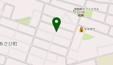 【予約制】akippa 山形県庁と馬見ヶ崎川の間です。山形市あさひ町アキッパ駐車場の地図画像
