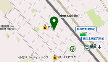 【予約制】akippa 鵜の木3丁目14-12▽アキッパ駐車場の地図画像