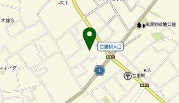 【予約制】akippa 風渡野286の地図画像