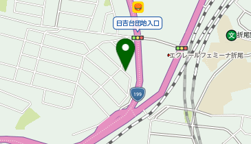 【予約制】akippa 日吉台1-6 (2)番 田北邸アキッパ駐車場【2】の地図画像