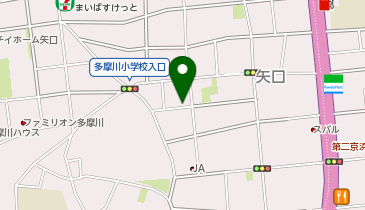 【予約制】akippa 矢口3丁目4-12▽アキッパ駐車場の地図画像