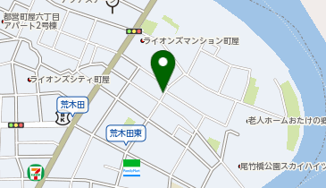 【予約制】akippa 町屋7丁目7-14☆アキッパ駐車場の地図画像