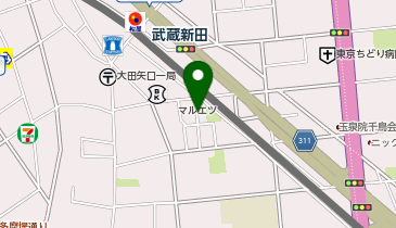 【予約制】akippa 矢口1丁目19-5▽アキッパ駐車場の地図画像