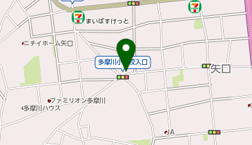 【予約制】akippa 矢口2丁目31-14▽アキッパ駐車場の地図画像