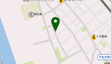 【予約制】akippa 鵜の木2丁目42-11▽アキッパ駐車場の地図画像