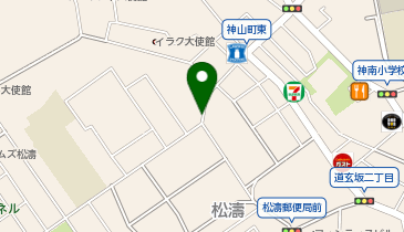 【予約制】akippa NPC24H松濤第6パーキングの地図画像