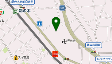 【予約制】akippa 鵜の木1丁目21-3▽アキッパ駐車場の地図画像