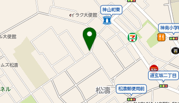 【予約制】akippa NPC24H松濤第7パーキングの地図画像