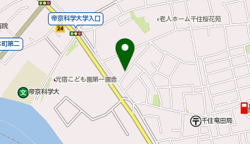 【予約制】akippa 千住元町8-1☆アキッパ駐車場の地図画像