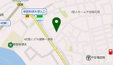 【予約制】akippa 千住元町9-3☆アキッパ駐車場の地図画像
