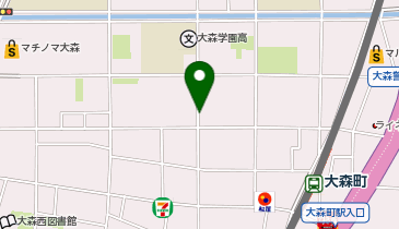 【予約制】akippa 大森西3丁目8-22▽アキッパ駐車場の地図画像