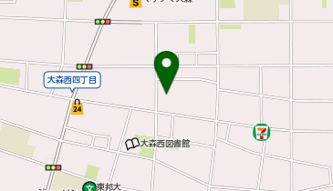 【予約制】akippa 大森西3丁目13-26▽アキッパ駐車場の地図画像