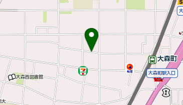 【予約制】akippa 大森西3丁目16-3▽アキッパ駐車場の地図画像