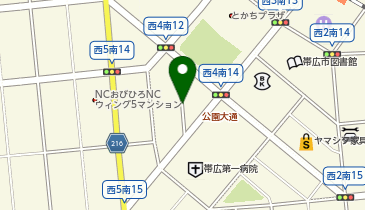 【予約制】akippa イーグルスクエア帯広店駐車場【自走式立体駐車場 屋上スペース】の地図画像