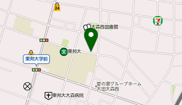 【予約制】akippa 大森西5丁目19-11▽アキッパ駐車場の地図画像