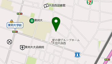 【予約制】akippa 大森西5丁目24-2▽アキッパ駐車場の地図画像