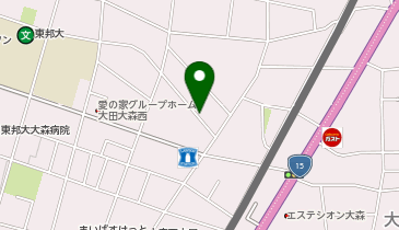 【予約制】akippa 大森西5丁目17-18▽アキッパ駐車場の地図画像