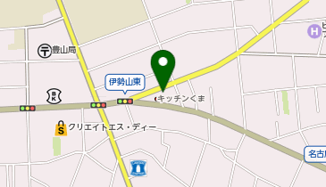 【予約制】akippa キッチンくま 駐車場の地図画像