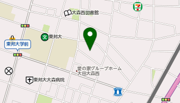 【予約制】akippa 大森西5丁目23-16▽アキッパ駐車場の地図画像