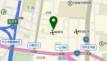 【予約制】akippa 天王寺区伶人町5-35駐車場の地図画像