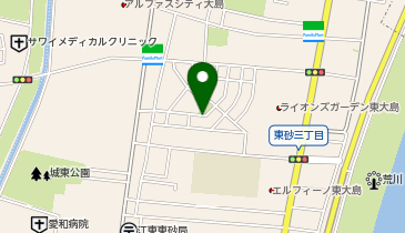 【予約制】akippa 東砂3丁目7-8 ナカマルユニット☆アキッパ駐車場の地図画像