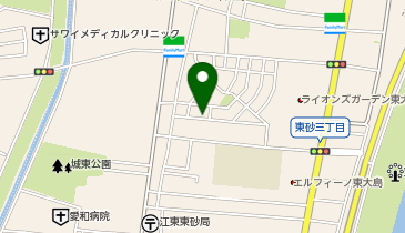 【予約制】akippa [55088445]東砂3丁目7 個宅アキッパ駐車場の地図画像