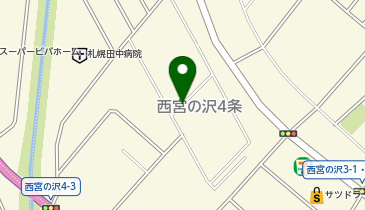 【予約制】akippa ビレッジハウス宮の沢【E-006】※4号棟と6号棟の間付近の地図画像