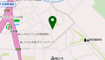 【予約制】akippa [55088531]大森東2丁目27 個宅アキッパ駐車場の地図画像