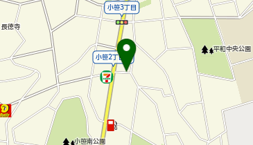 【予約制】akippa 小笹の杜駐車場【高さ制限あり】の地図画像