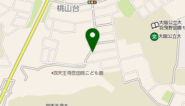 【予約制】akippa [55088908] 桃山台一丁目駐車場の地図画像