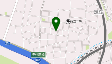 【予約制】akippa 足立2丁目24-12◯アキッパ駐車場の地図画像