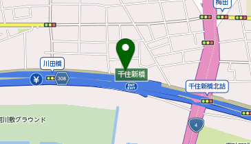 【予約制】akippa [9b7ac]足立区梅田1丁目23 個宅アキッパ駐車場の地図画像