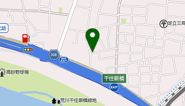 【予約制】akippa 足立2丁目5-12◯アキッパ駐車場の地図画像