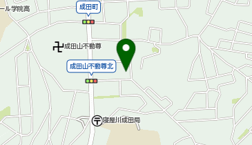 【予約制】akippa 1.成田町屋根シャッター監視カメラ付きEV充電可の地図画像